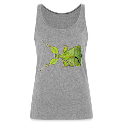 Frauen Tank Top Phyllium philippinicum female - Grau meliert
