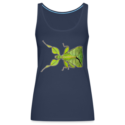 Frauen Tank Top Phyllium philippinicum female - Navy