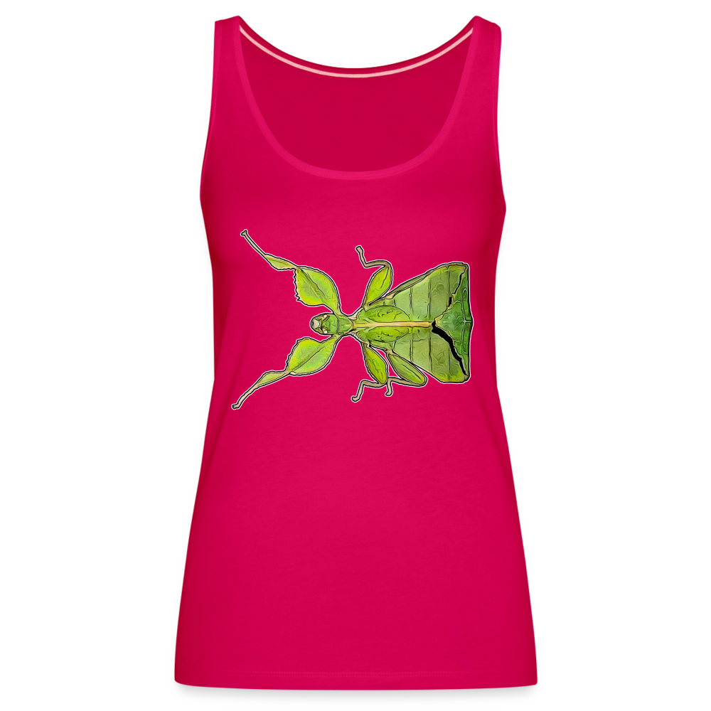 Frauen Tank Top Phyllium philippinicum female - dunkles Pink