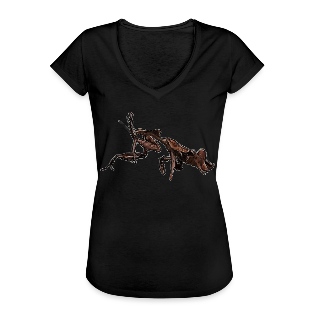 Frauen Vintage T-Shirt Phyllocrania paradoxa female 2 - Schwarz