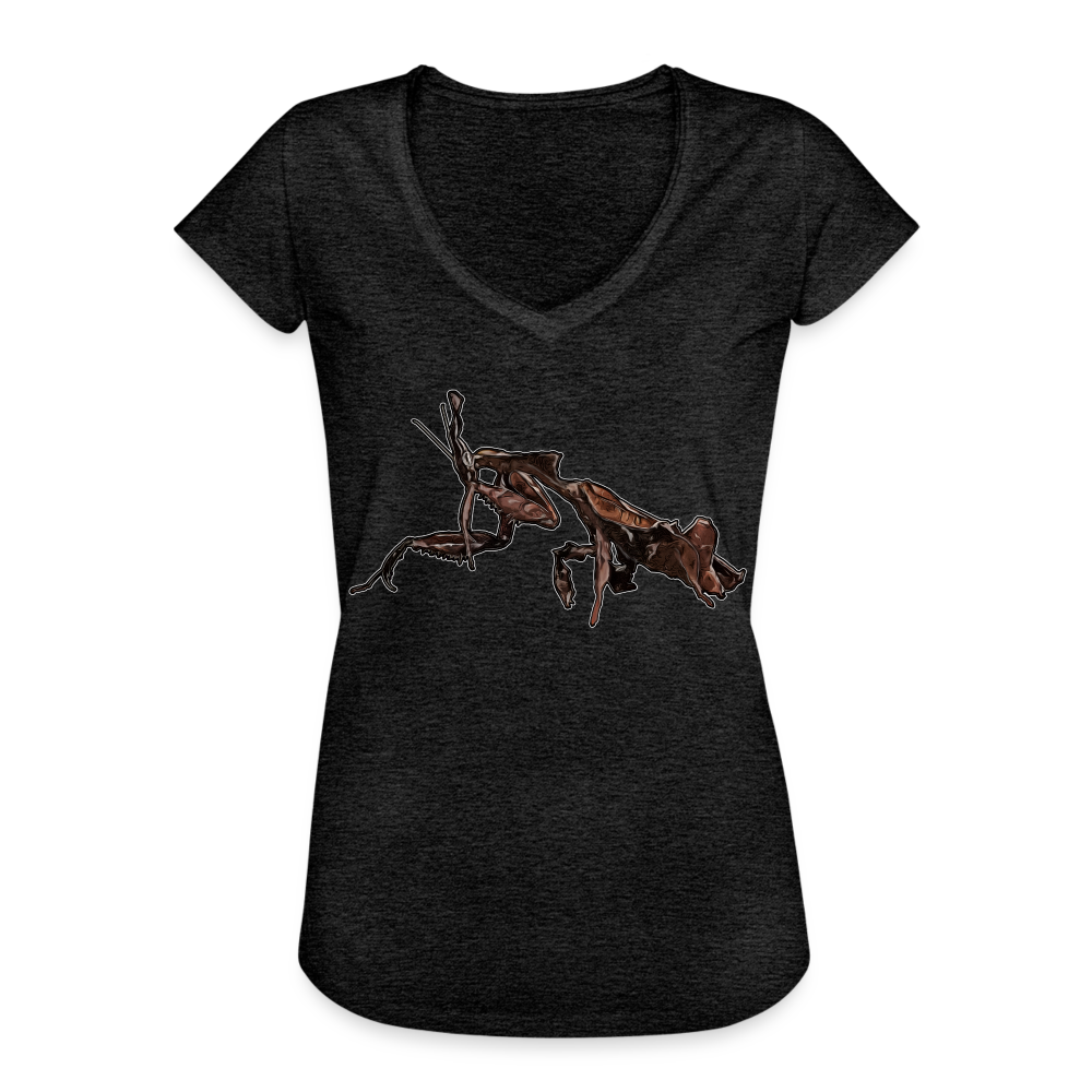 Frauen Vintage T-Shirt Phyllocrania paradoxa female 2 - Anthrazit