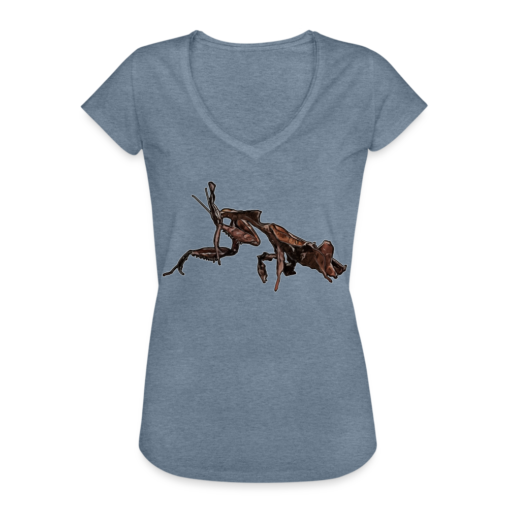 Frauen Vintage T-Shirt Phyllocrania paradoxa female 2 - Vintage Denim