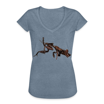 Frauen Vintage T-Shirt Phyllocrania paradoxa female 2 - Vintage Denim