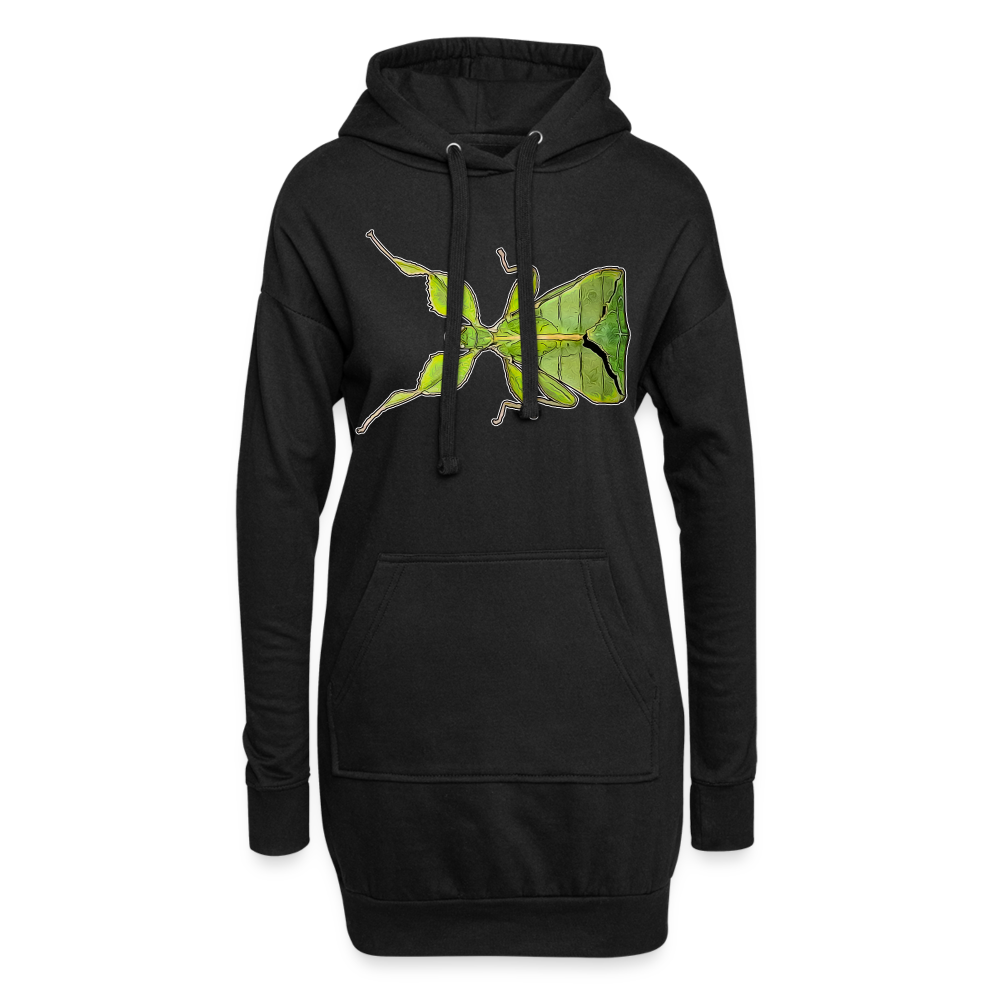 Hoodie-Kleid Phyllium philippinicum female - Schwarz