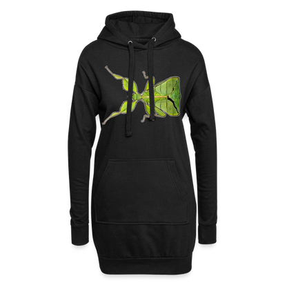 Hoodie-Kleid Phyllium philippinicum female - Schwarz