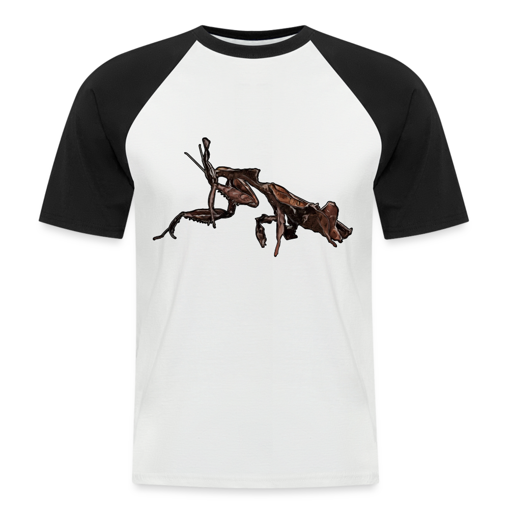 Männer Baseball-T-Shirt Phyllocrania paradoxa female 2 - Weiß/Schwarz