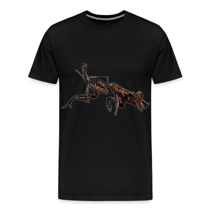 Männer Basic T-Shirt Phyllocrania paradoxa female 2 - Schwarz