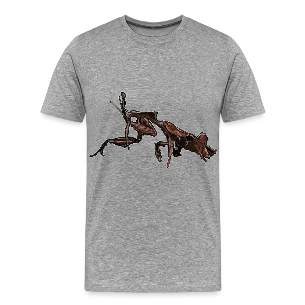 Männer Basic T-Shirt Phyllocrania paradoxa female 2 - Grau meliert