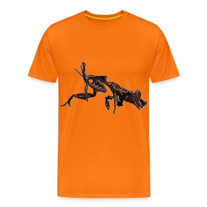 Männer Basic T-Shirt Phyllocrania paradoxa female 2 - Orange