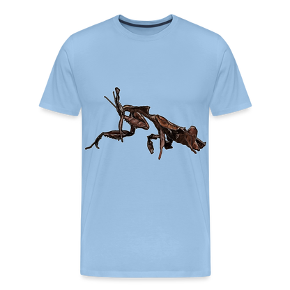 Männer Basic T-Shirt Phyllocrania paradoxa female 2 - Sky