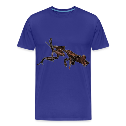 Männer Basic T-Shirt Phyllocrania paradoxa female 2 - Königsblau