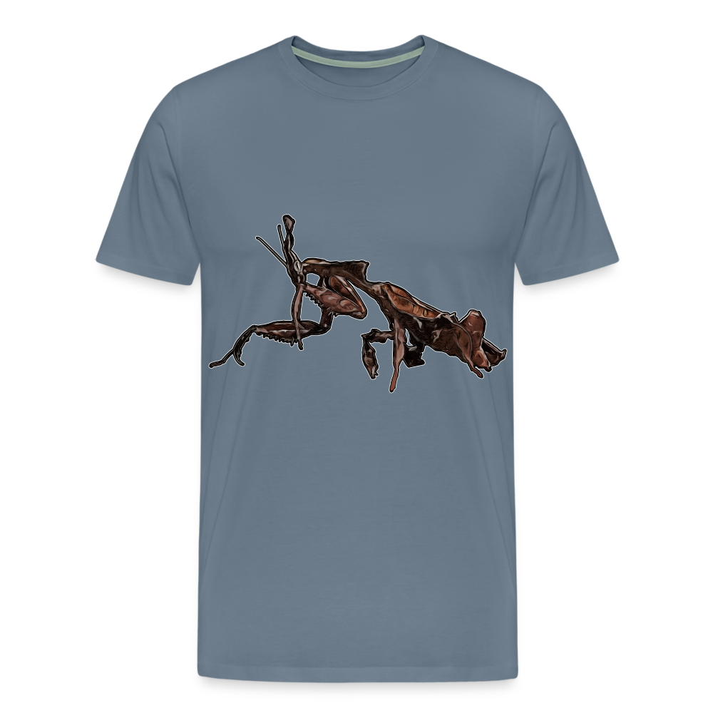 Männer Basic T-Shirt Phyllocrania paradoxa female 2 - Blaugrau
