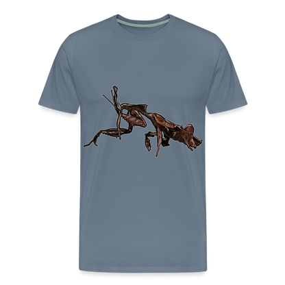Männer Basic T-Shirt Phyllocrania paradoxa female 2 - Blaugrau