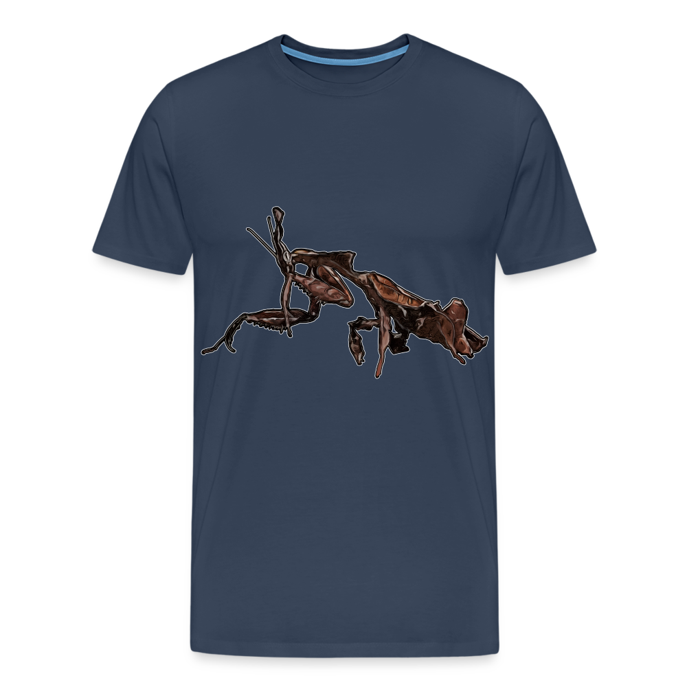 Männer Basic T-Shirt Phyllocrania paradoxa female 2 - Navy