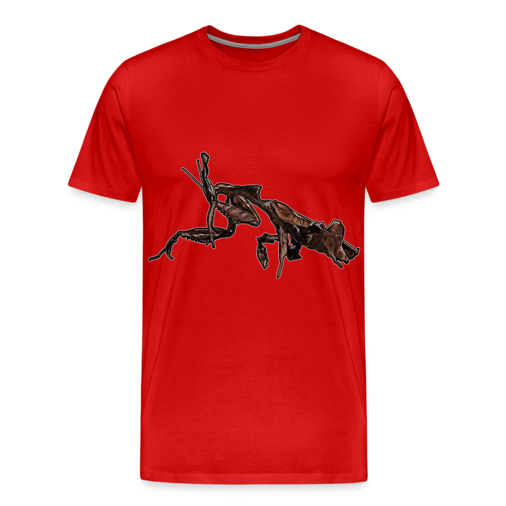 Männer Basic T-Shirt Phyllocrania paradoxa female 2 - Rot