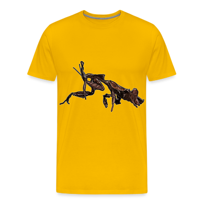 Männer Basic T-Shirt Phyllocrania paradoxa female 2 - Sonnengelb