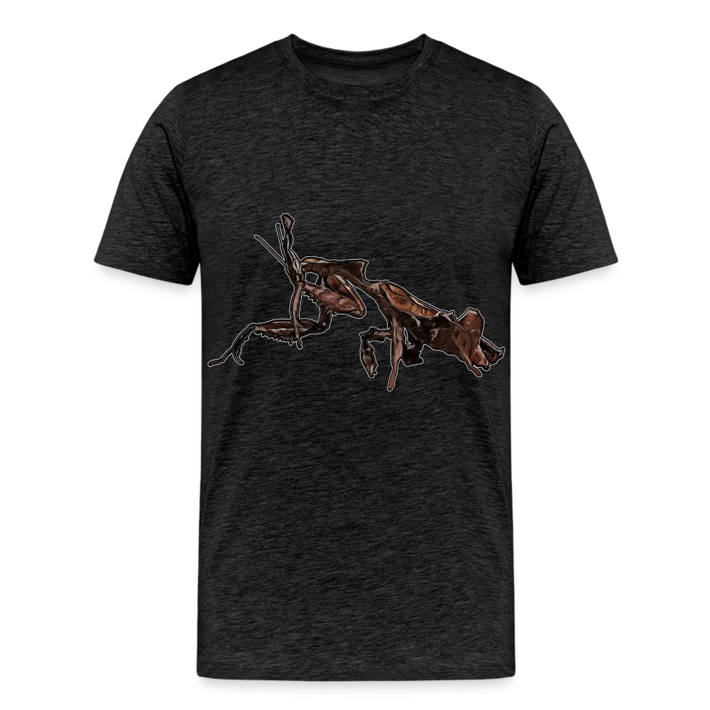 Männer Basic T-Shirt Phyllocrania paradoxa female 2 - Anthrazit