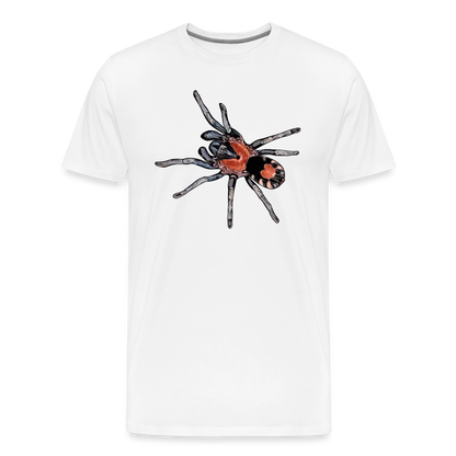 Männer Basic T-Shirt Cyriocosmus elegans - weiß