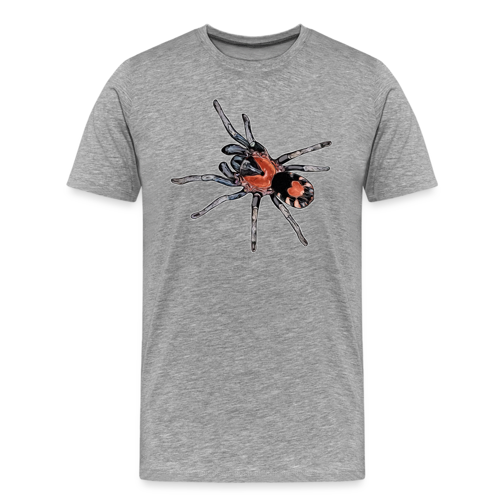 Männer Basic T-Shirt Cyriocosmus elegans - Grau meliert