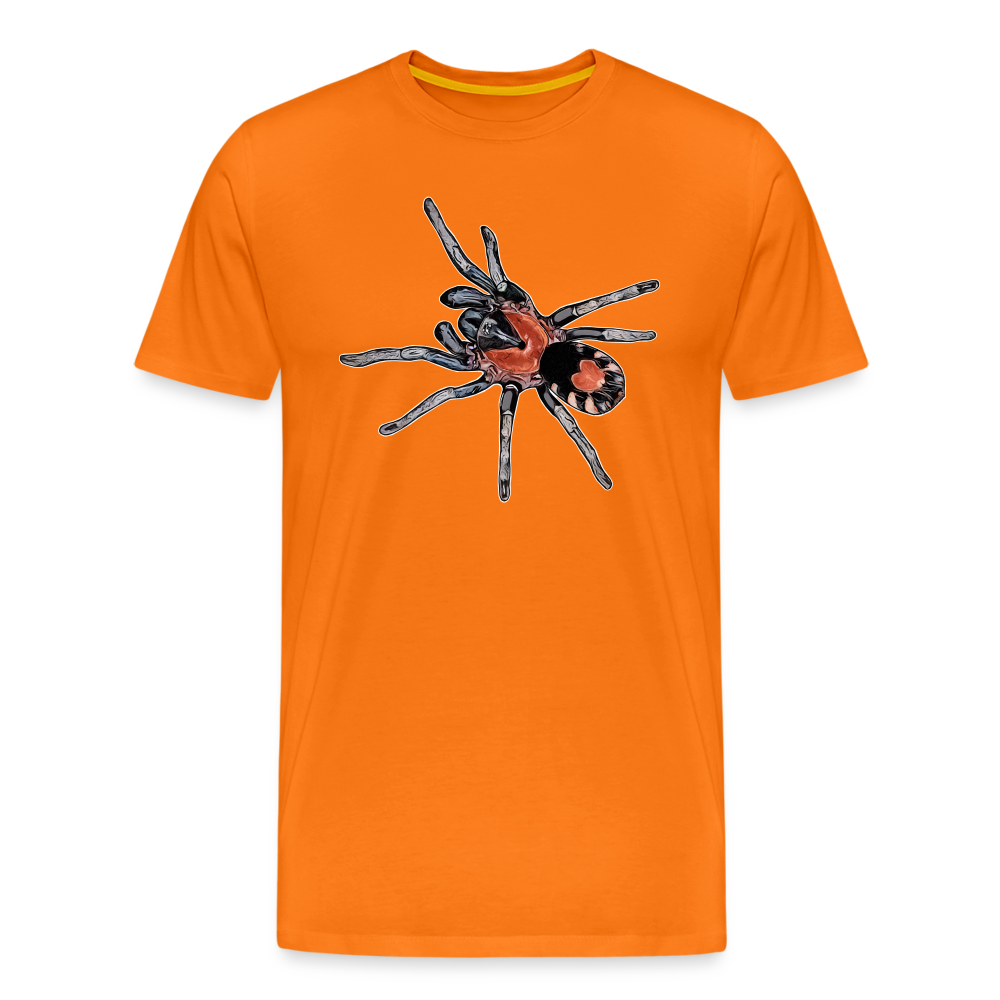Männer Basic T-Shirt Cyriocosmus elegans - Orange