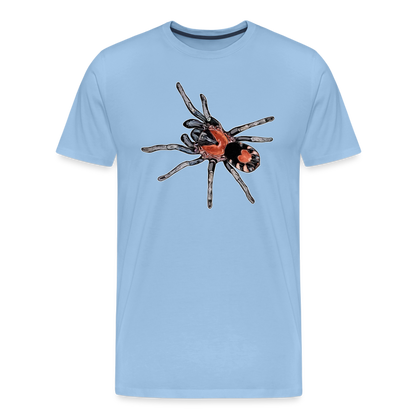 Männer Basic T-Shirt Cyriocosmus elegans - Sky