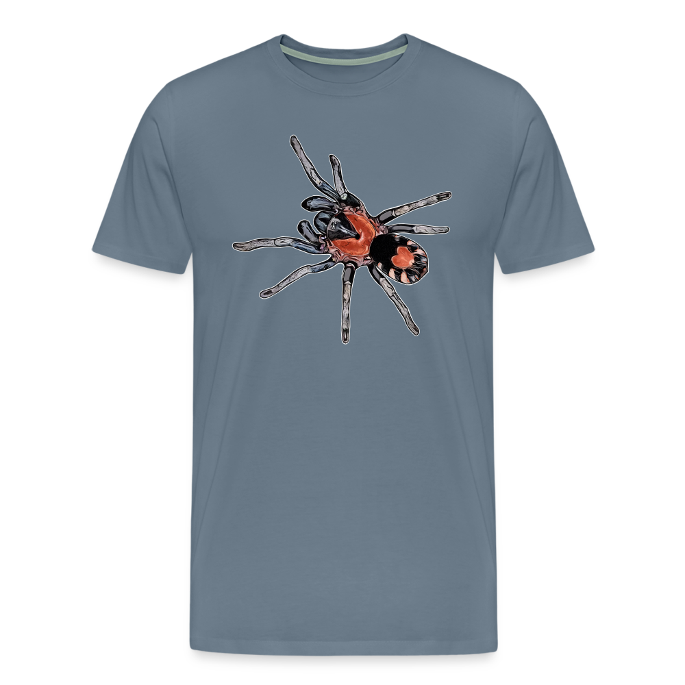 Männer Basic T-Shirt Cyriocosmus elegans - Blaugrau