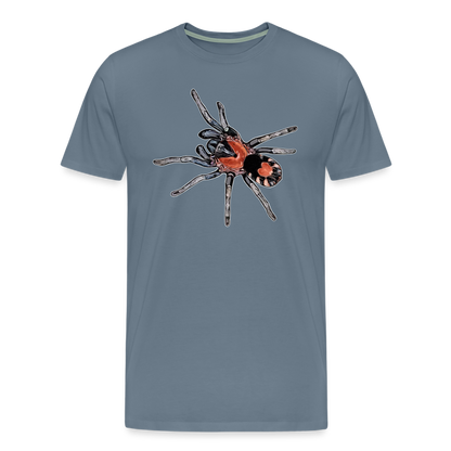 Männer Basic T-Shirt Cyriocosmus elegans - Blaugrau