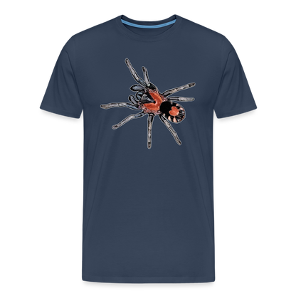 Männer Basic T-Shirt Cyriocosmus elegans - Navy