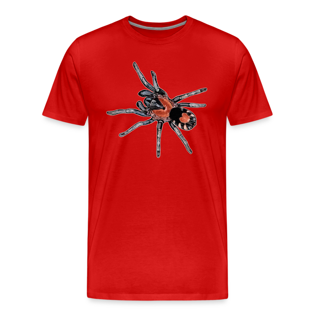 Männer Basic T-Shirt Cyriocosmus elegans - Rot