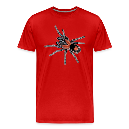 Männer Basic T-Shirt Cyriocosmus elegans - Rot