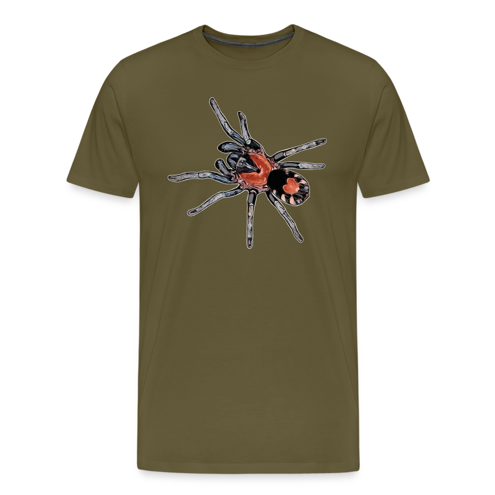 Männer Basic T-Shirt Cyriocosmus elegans - Khaki