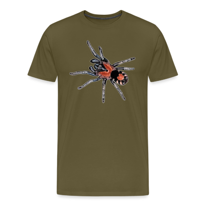 Männer Basic T-Shirt Cyriocosmus elegans - Khaki