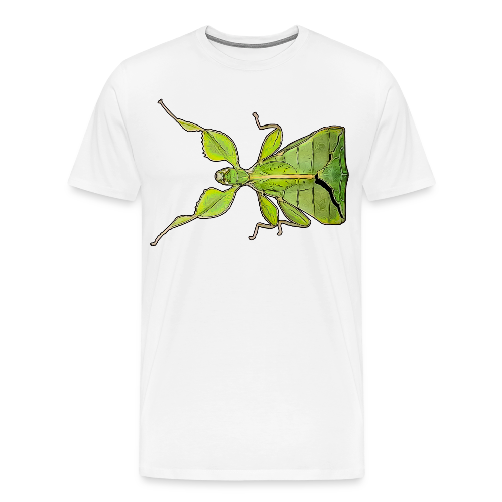 Männer Basic T-Shirt Phyllium philippinicum female - weiß