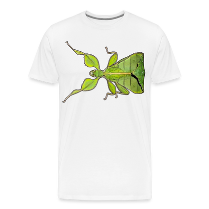 Männer Basic T-Shirt Phyllium philippinicum female - weiß
