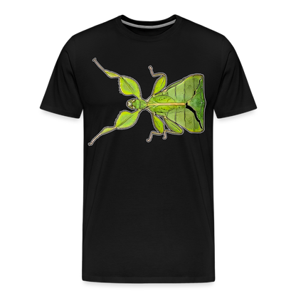 Männer Basic T-Shirt Phyllium philippinicum female - Schwarz