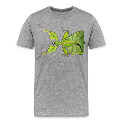 Männer Basic T-Shirt Phyllium philippinicum female - Grau meliert