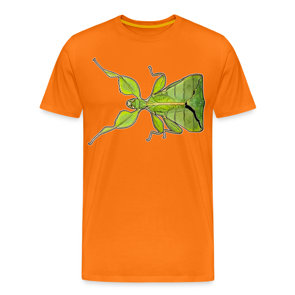 Männer Basic T-Shirt Phyllium philippinicum female - Orange
