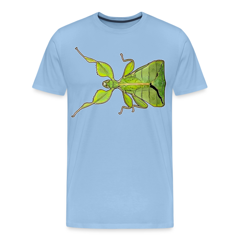 Männer Basic T-Shirt Phyllium philippinicum female - Sky