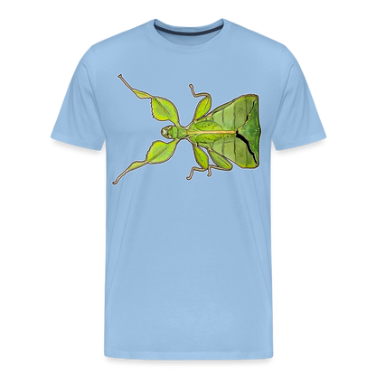 Männer Basic T-Shirt Phyllium philippinicum female - Sky