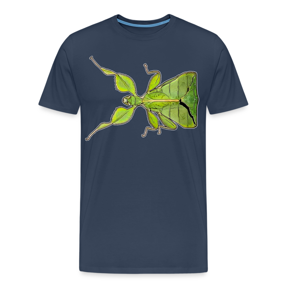 Männer Basic T-Shirt Phyllium philippinicum female - Navy