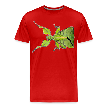 Männer Basic T-Shirt Phyllium philippinicum female - Rot