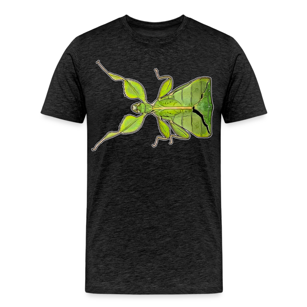 Männer Basic T-Shirt Phyllium philippinicum female - Anthrazit