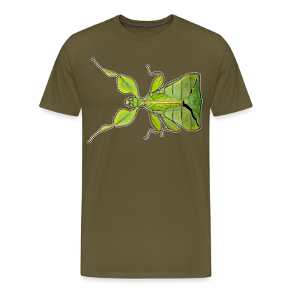 Männer Basic T-Shirt Phyllium philippinicum female - Khaki