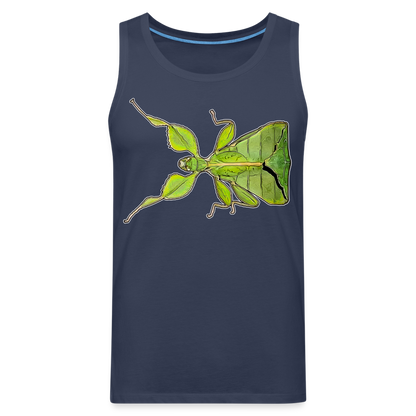 Männer Tank Top Phyllium philippinicum female - Navy
