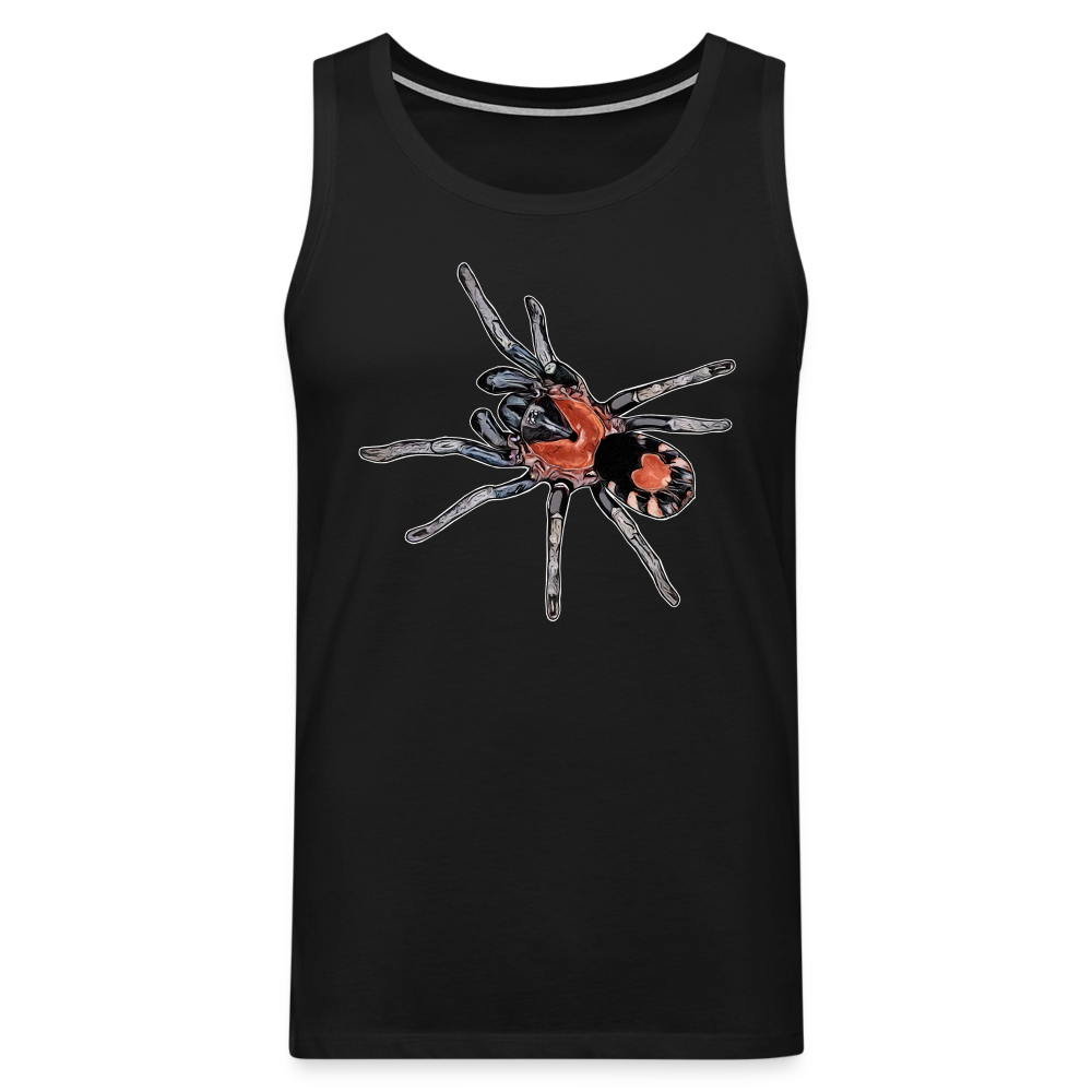 Männer Tank Top Cyriocosmus elegans - Schwarz