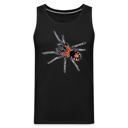 Männer Tank Top Cyriocosmus elegans - Schwarz