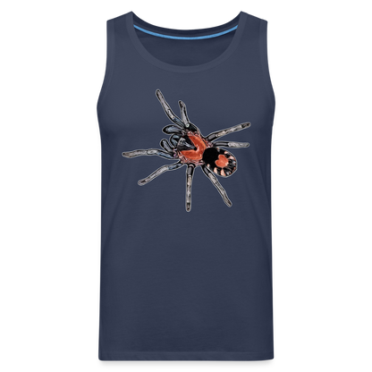 Männer Tank Top Cyriocosmus elegans - Navy