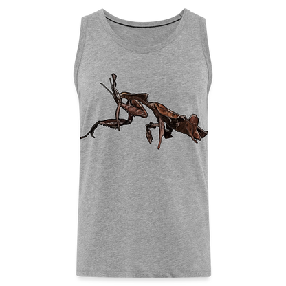Männer Tank Top Phyllocrania paradoxa female 2 - Grau meliert