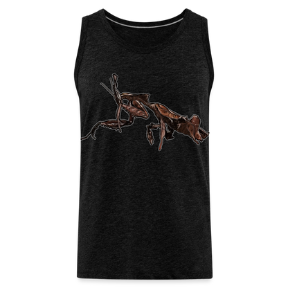 Männer Tank Top Phyllocrania paradoxa female 2 - Anthrazit