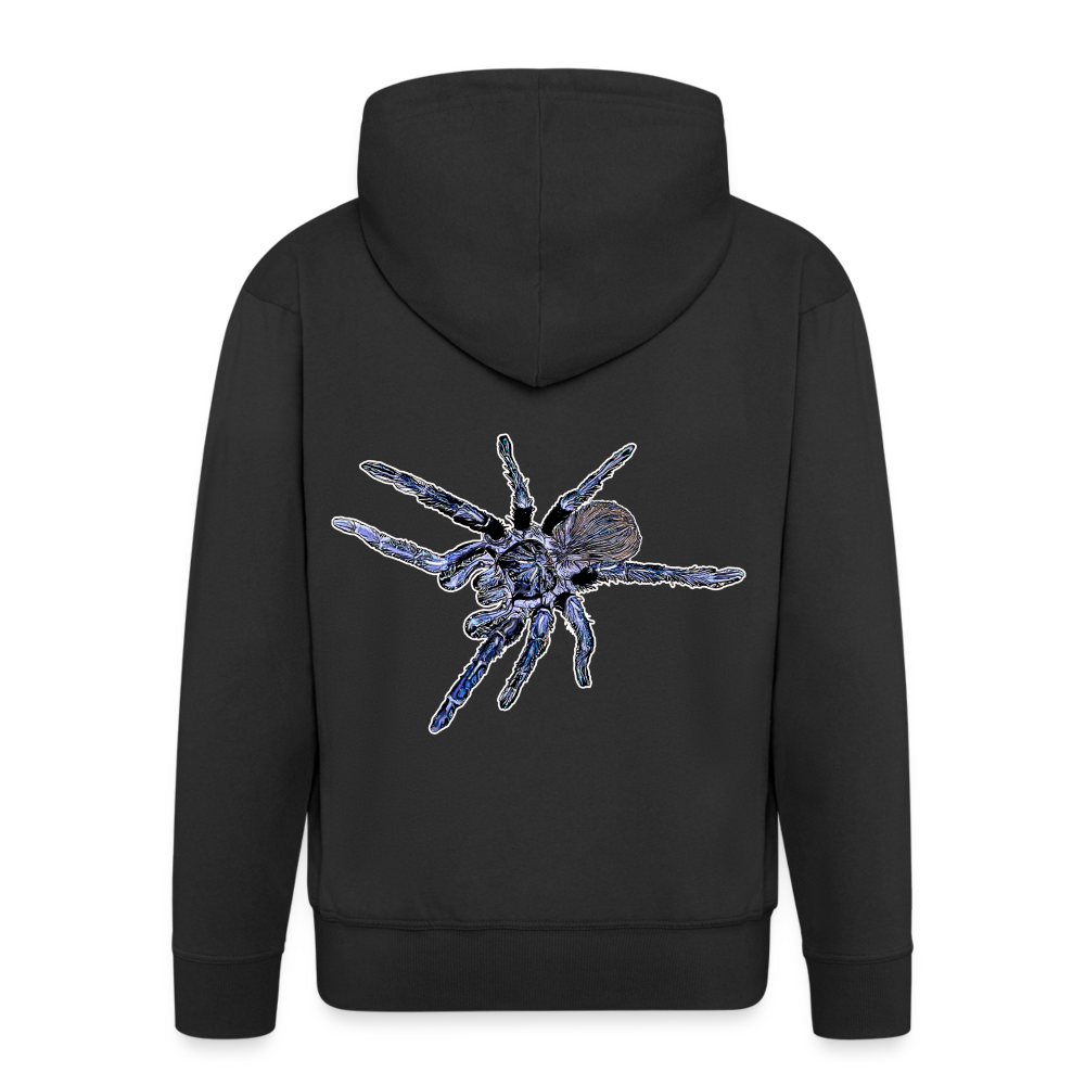 Männer Zip-Hoodie Pterinopelma sazimai - Schwarz